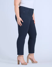 OHPOMP!® Curvy Cintura Alta Skinny Jeans Azul Marino OPE1677a