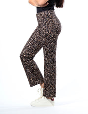 Cintura Alta Skinny Tubo Animal Print