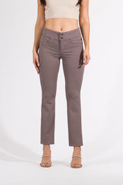 OHPOMP!® Cintura Alta Straight Pants OP1647