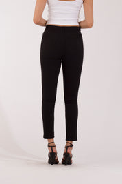 OHPOMP!® Cintura Alta Skinny Jeans Negro OP1677