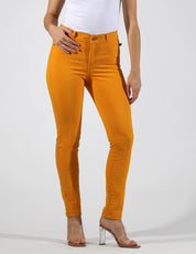 OHPOMP!® Cintura Alta Skinny Jeans Amarillo OP1760