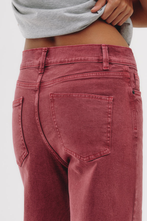 Wide leg Jeans - Fire