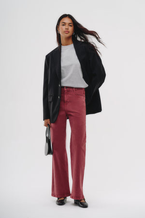 Wide leg Jeans - Fire