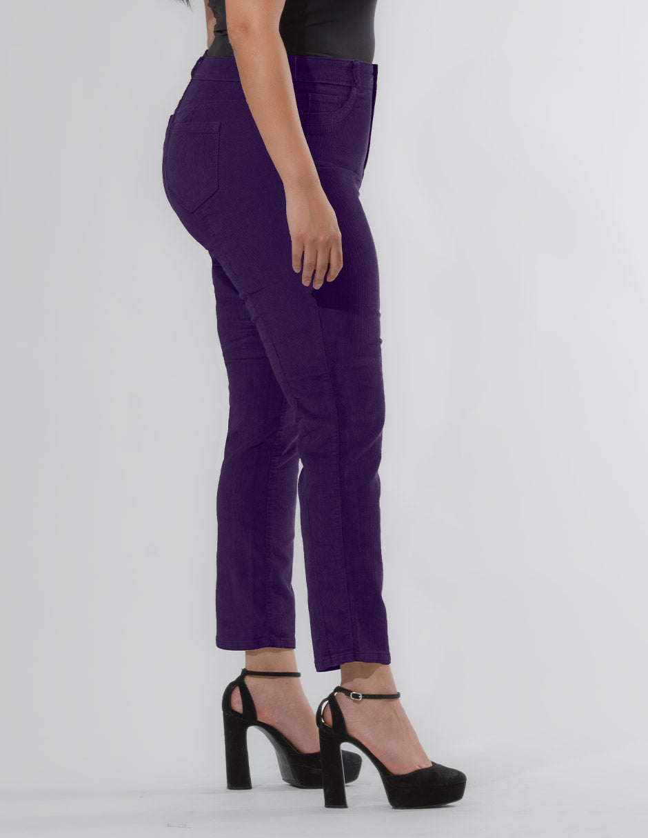 Pana Trend Curvy, Cintura Alta Skinny Pana Morado OPE1810