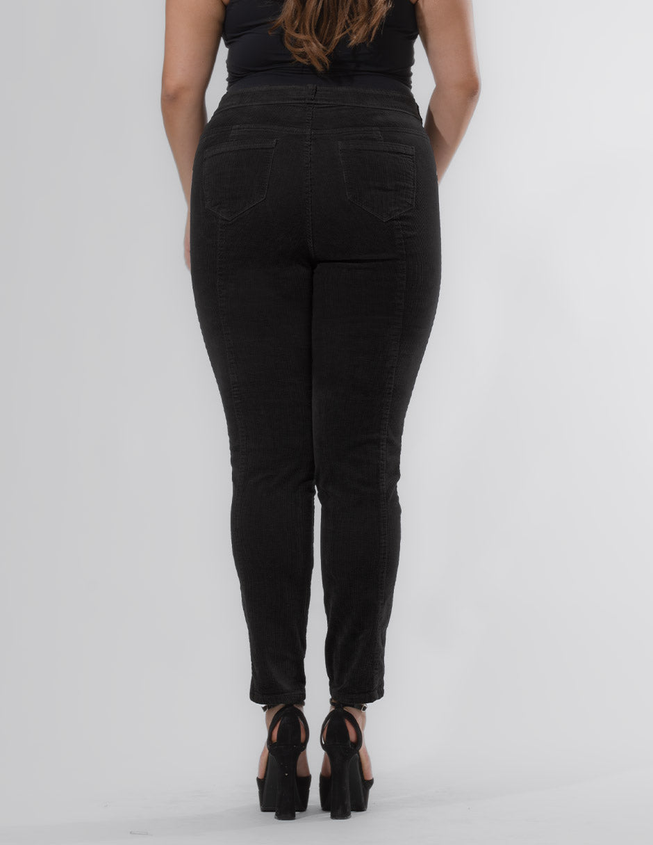 Pana Trend Curvy, Cintura Alta Skinny Pana Negro OPE1810