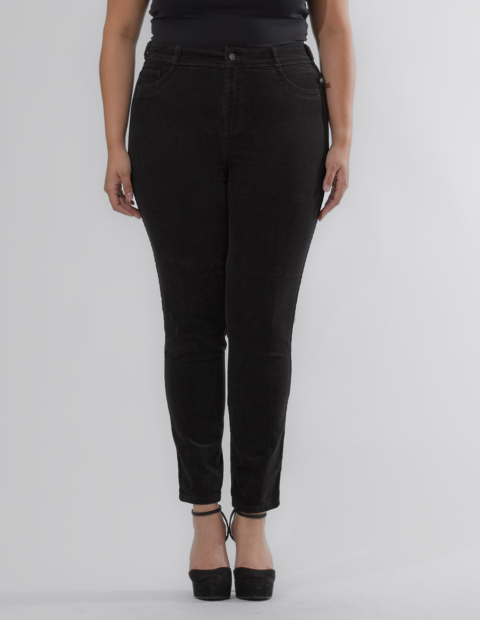 Pana Trend Curvy, Cintura Alta Skinny Pana Negro OPE1810