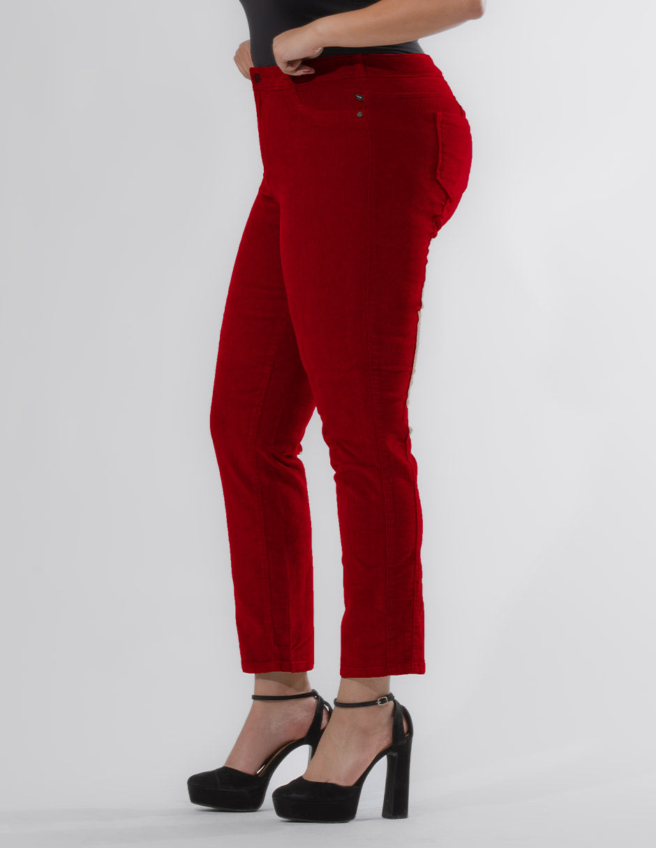 Pana Trend Curvy, Cintura Alta Skinny Pana Rojo OPE1810