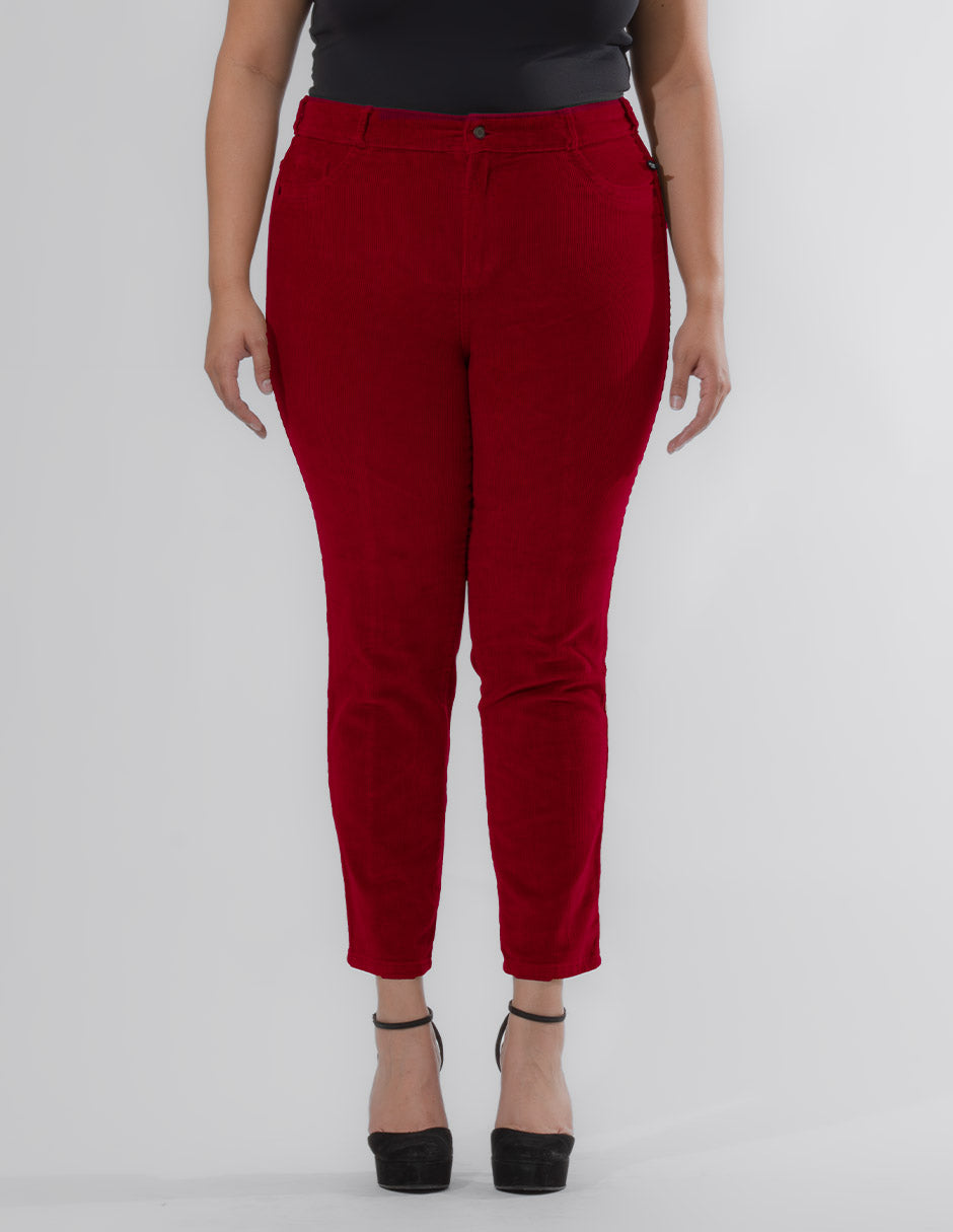 Pana Trend Curvy, Cintura Alta Skinny Pana Rojo OPE1810