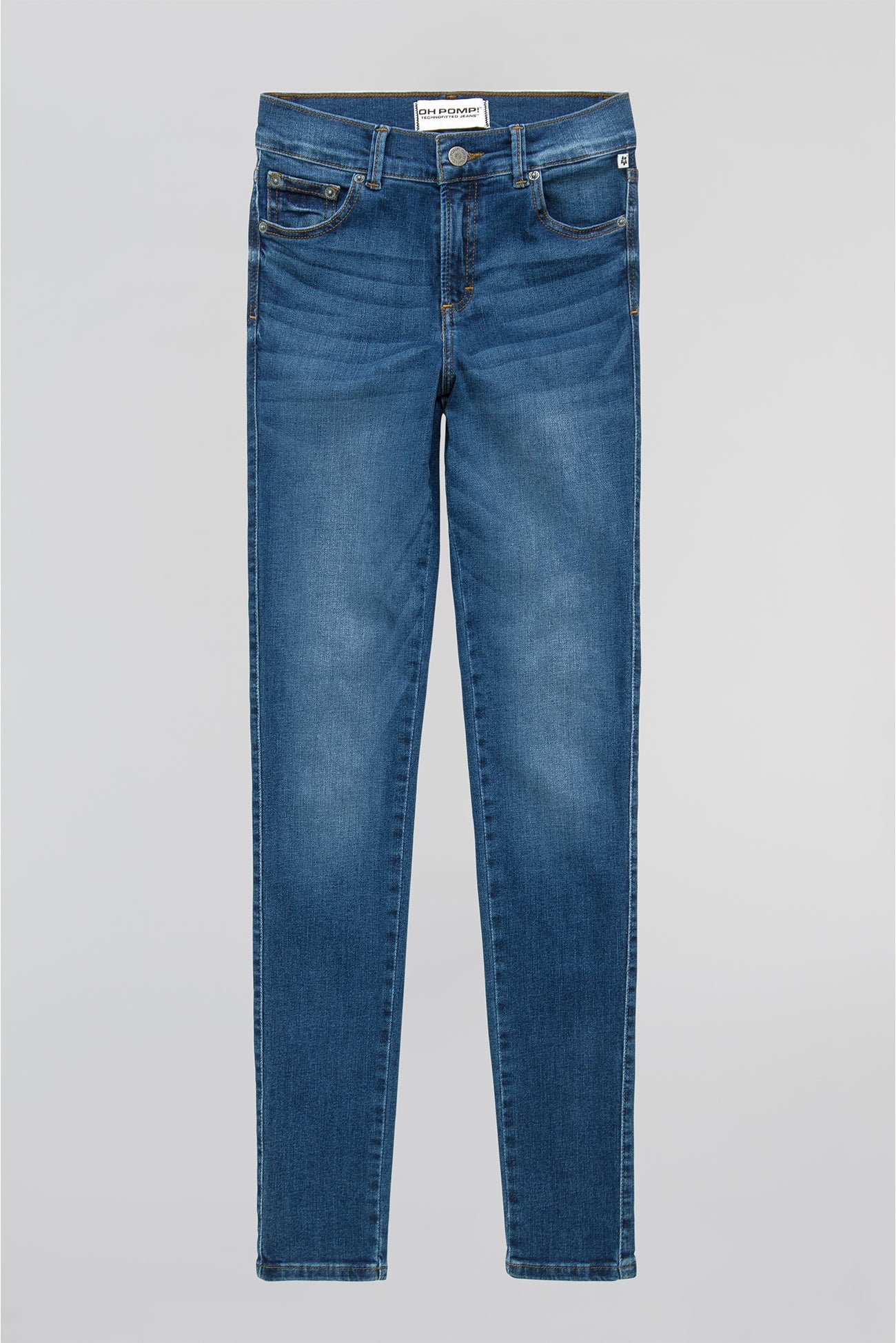 ED-Mid-Rise Skinny Jeans In Cooper Medium Blue