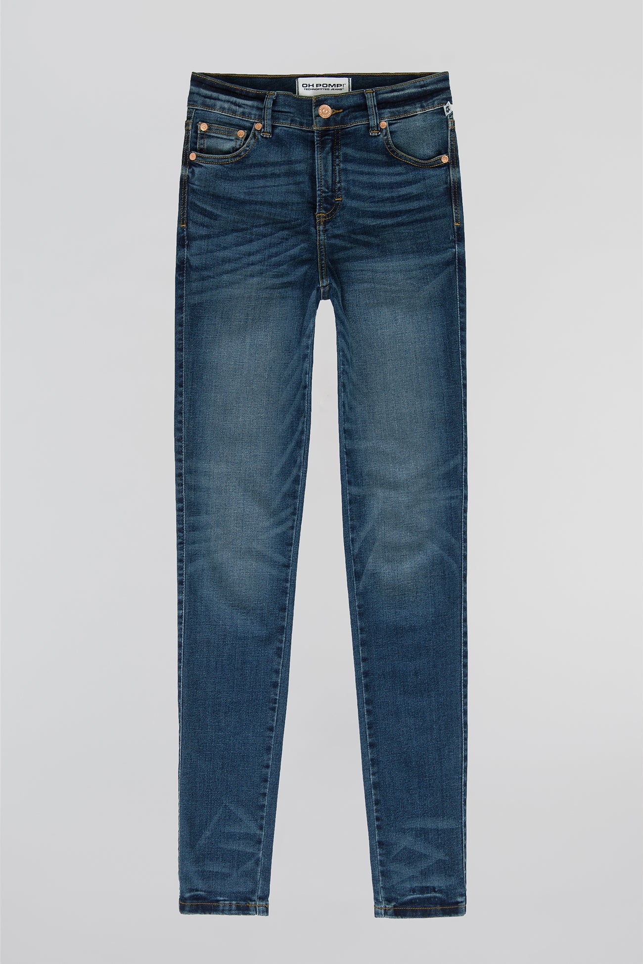 ED - Mid-Rise Skinny Basic Jeans In Mid Blue