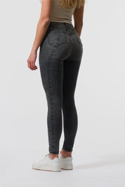 ED - Mid-Rise Skinny Jeans In Dark Grey