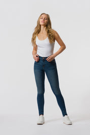 ED - Mid-Rise Skinny Basic Jeans In Mid Blue