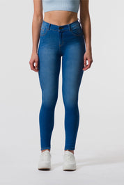 ED - Mid-Rise Skinny Basic Jeans In Sky Blue