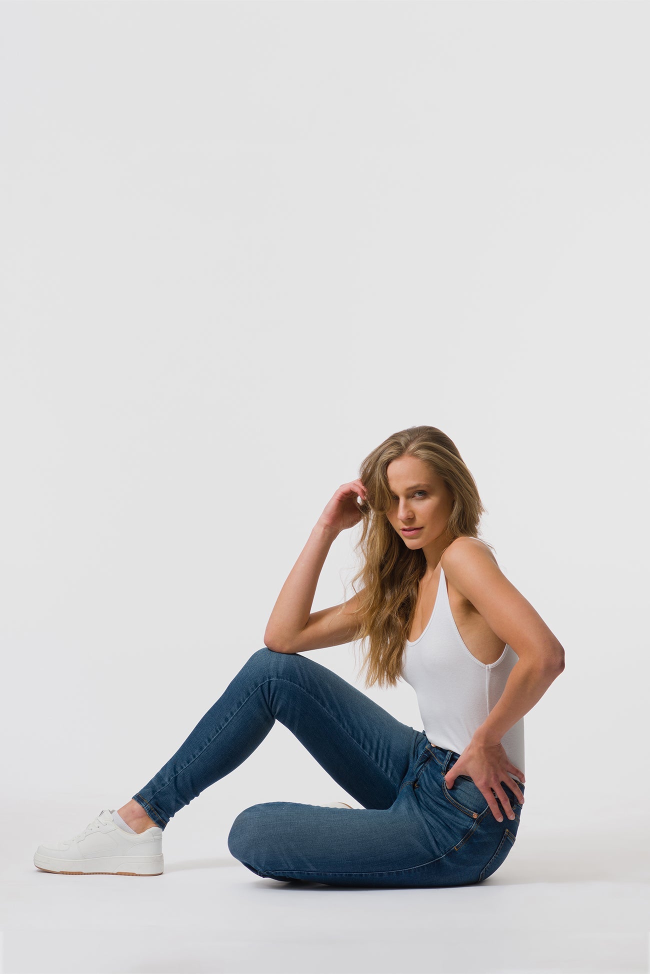 ED - Mid-Rise Skinny Basic Jeans In Mid Blue
