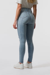 IDNT. - Mid-Rise Skinny Jeans In Ultra-Light Blue