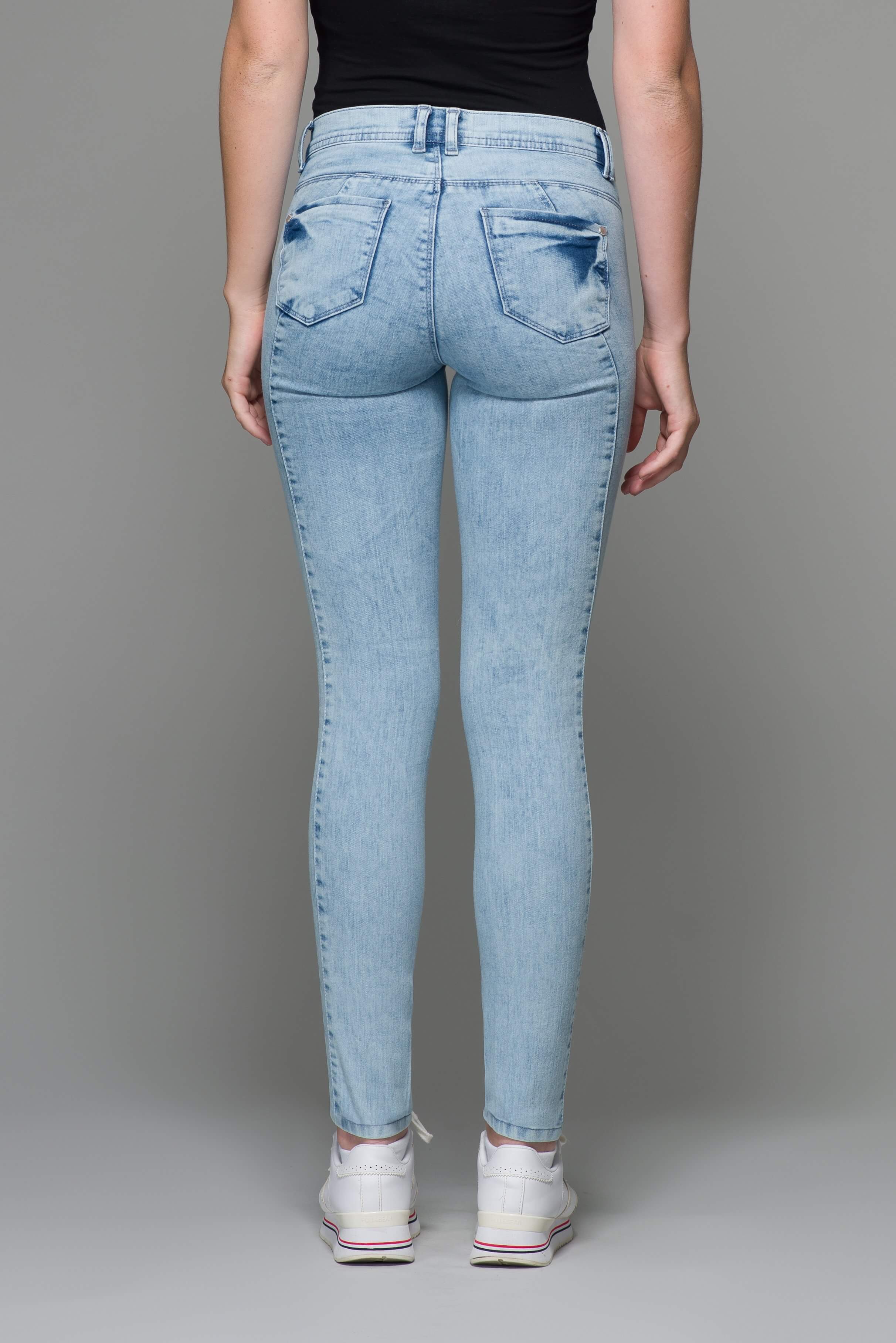 OHPOMP!® Cintura Media Super Skinny Jeans S023