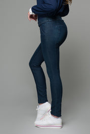 OHPOMP!® Cintura Media Super Skinny Jeans con Cinturón T021