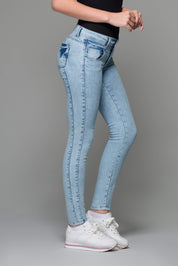 OHPOMP!® Cintura Media Super Skinny Jeans S023