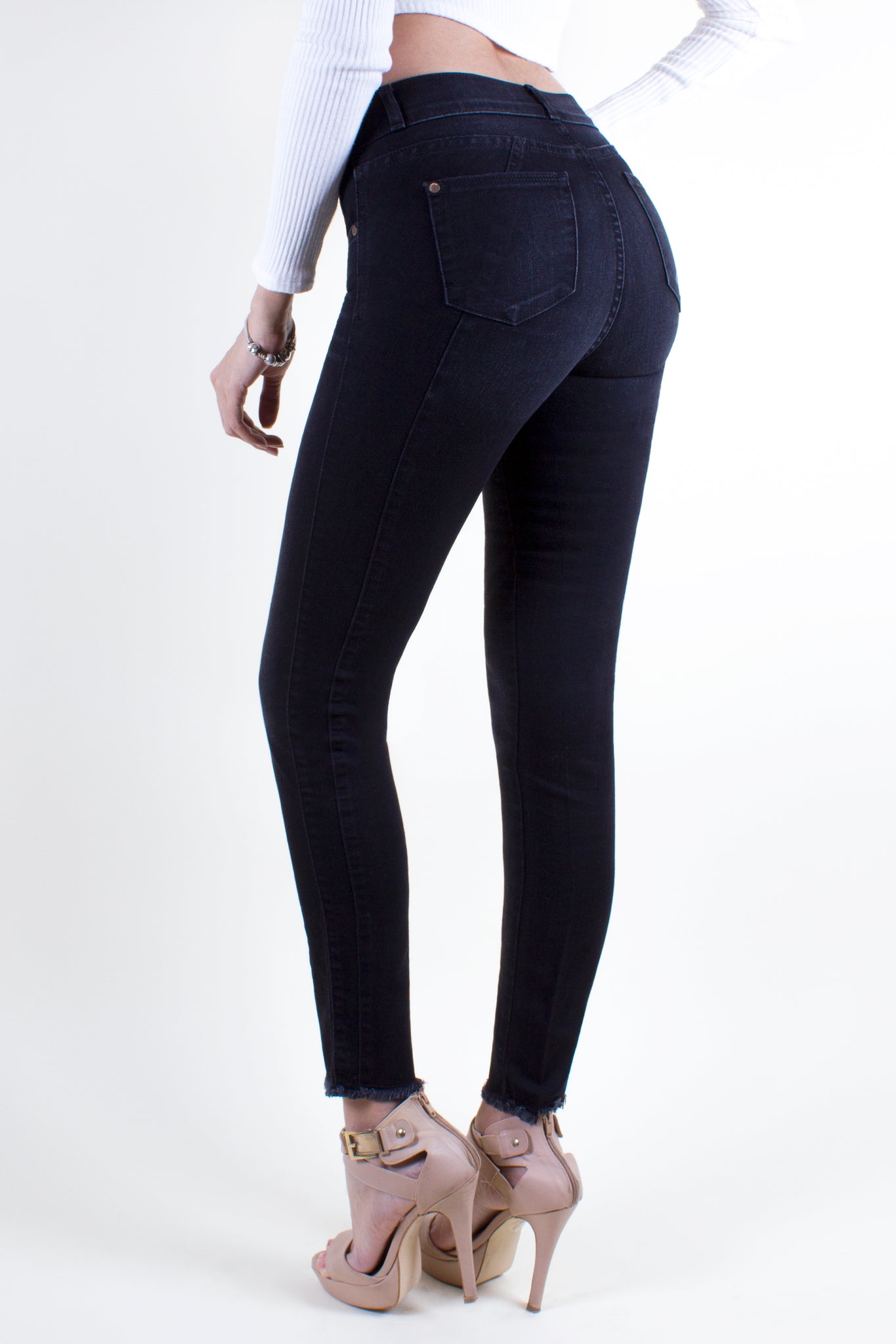 OHPOMP!® Cintura Media Super Skinny Jeans S049