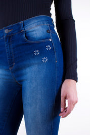 OHPOMP!® Cintura Alta Skinny Jeans OP1236