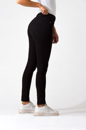 Essentials, Cintura Media Skinny Jeans Negro