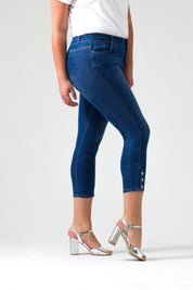 OHPOMP!® Curvy Cintura Alta Skinny Ankle Jeans OPE1351