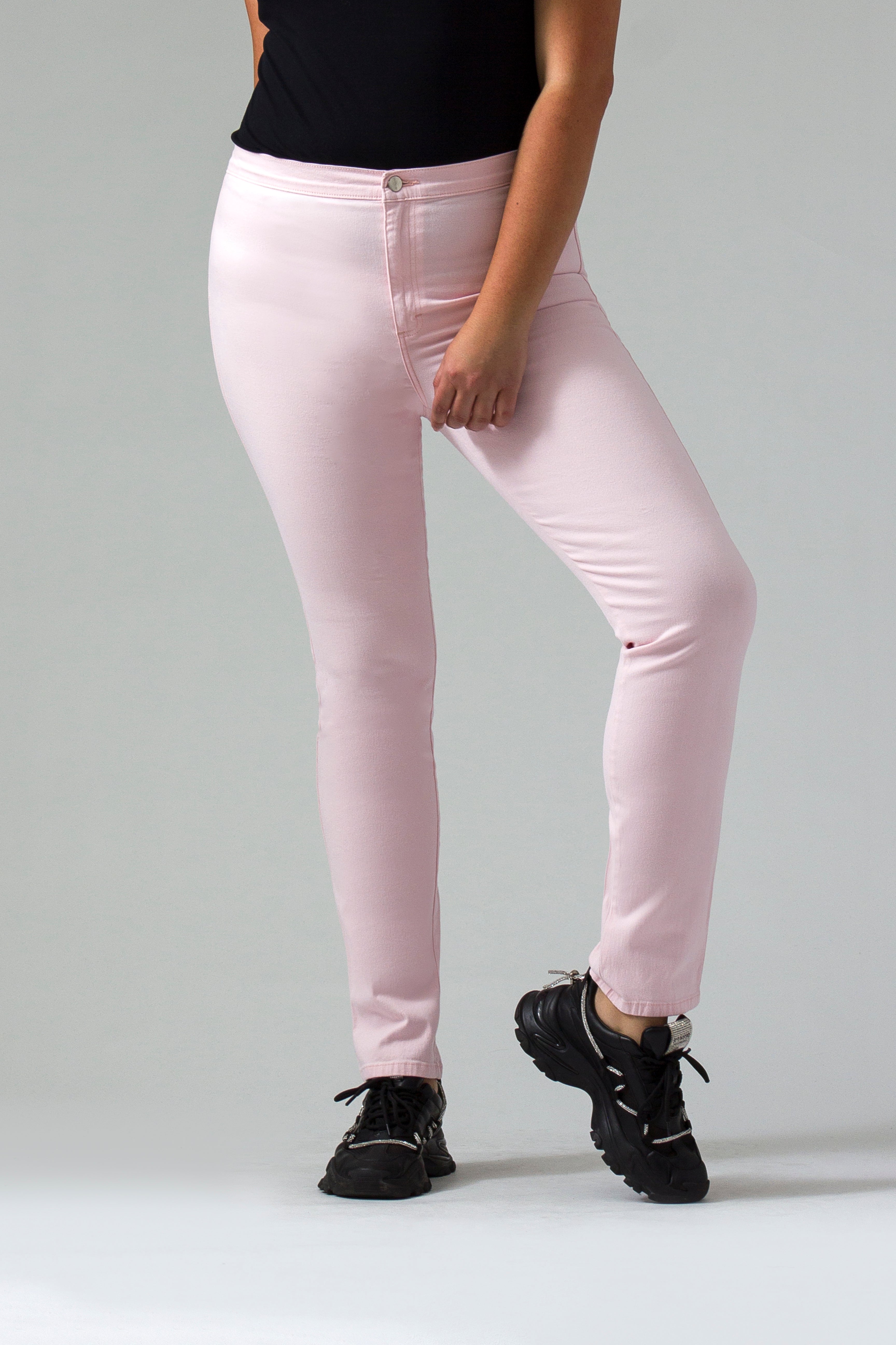 OHPOMP!® Curvy Cintura Alta Skinny Jeans T044