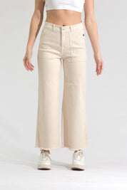 OHPOMP!® Cintura Media Mom Cropped Jeans D1602