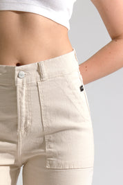 OHPOMP!® Cintura Media Mom Cropped Jeans D1602
