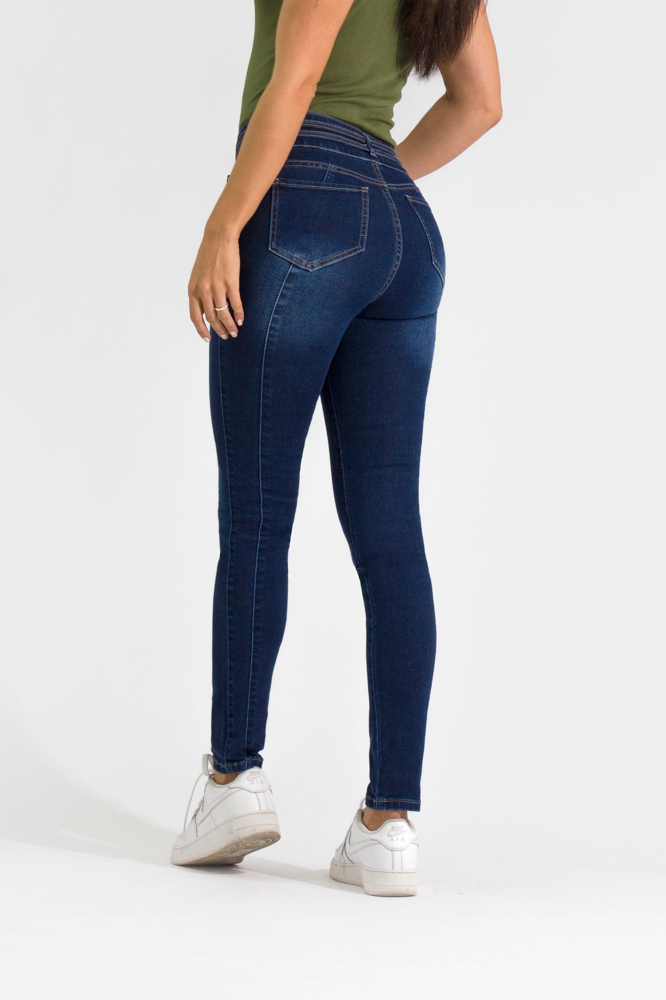 OHPOMP!® Cintura Media Skinny Jeans D1585