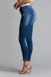 OHPOMP!® Cintura Media Skinny Jeans D1224