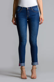 OHPOMP!® Cintura Media Super Skinny Jeans T024