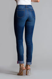 OHPOMP!® Cintura Media Super Skinny Jeans T024