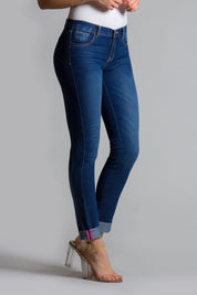 OHPOMP!® Cintura Media Super Skinny Jeans T024